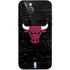 NBA Chicago Bulls Black Distressed iPhone 12 Pro Skin