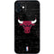 NBA Chicago Bulls Black Distressed iPhone 12 Skin