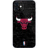 NBA Chicago Bulls Black Distressed iPhone 12 Skin