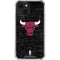 NBA Chicago Bulls Black Distressed iPhone 13 Clear Case