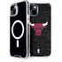 NBA Chicago Bulls Black Distressed iPhone 13 MagSafe Case