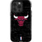 NBA Chicago Bulls Black Distressed iPhone 13 Pro Impact Case