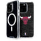 NBA Chicago Bulls Black Distressed iPhone 13 Pro MagSafe Case