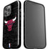 NBA Chicago Bulls Black Distressed iPhone 13 Pro Max Impact Case