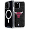NBA Chicago Bulls Black Distressed iPhone 13 Pro Max MagSafe Case