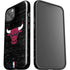 NBA Chicago Bulls Black Distressed iPhone 15 Impact Case