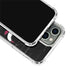 NBA Chicago Bulls Black Distressed iPhone 15 Pro Clear Case