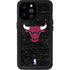 NBA Chicago Bulls Black Distressed iPhone 14 Pro Max Waterproof Case