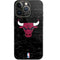 NBA Chicago Bulls Black Distressed iPhone 15 Pro Skin