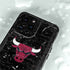 NBA Chicago Bulls Black Distressed iPhone 14 Pro Waterproof Case