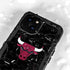 NBA Chicago Bulls Black Distressed iPhone 15 Waterproof Case