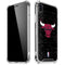 NBA Chicago Bulls Black Distressed iPhone XR Clear Case