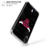 NBA Chicago Bulls Black Distressed iPhone XR Clear Case