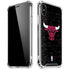 NBA Chicago Bulls Black Distressed iPhone XS Max Clear Case