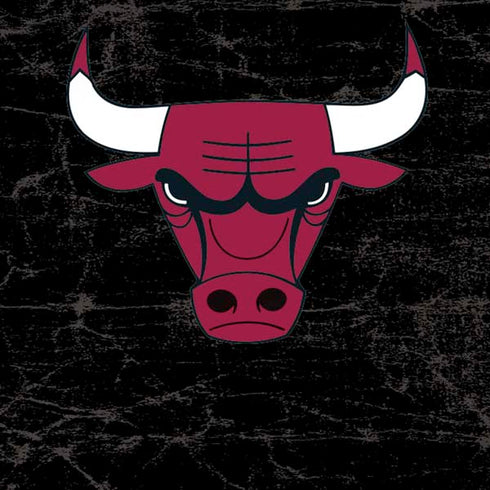 NBA Chicago Bulls Black Distressed iPhone XS Skin