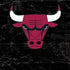 NBA Chicago Bulls Black Distressed iPhone XS Skin