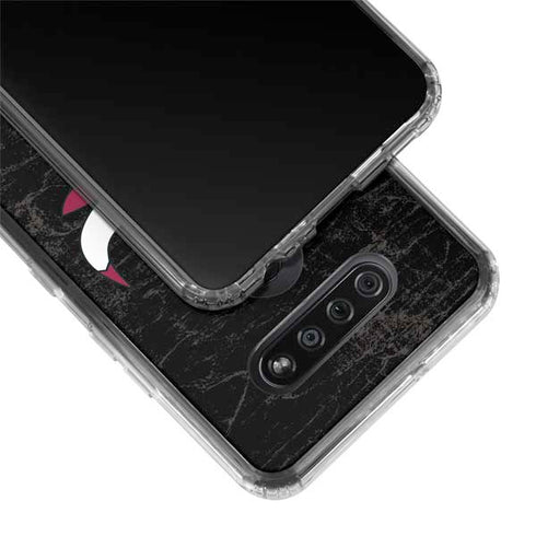 NBA Chicago Bulls Black Distressed LG K51/Q51 Clear Case