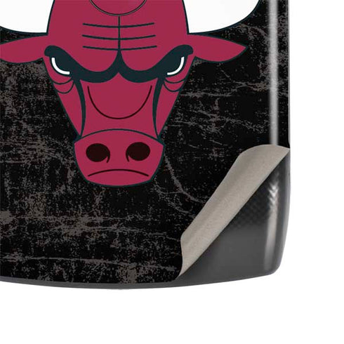 NBA Chicago Bulls Black Distressed Motorola RAZR Skin