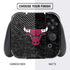 NBA Chicago Bulls Black Distressed Nintendo Switch Bundle Skin