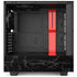 NBA Chicago Bulls Black Distressed NZXT H510 Compact ATX Mid-Tower Case Skin