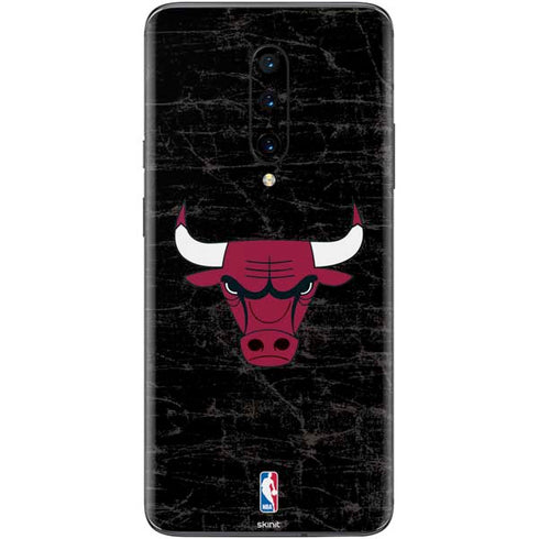 NBA Chicago Bulls Black Distressed OnePlus 7 Pro Skin