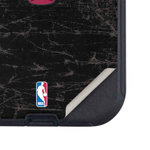 NBA Chicago Bulls Black Distressed Otterbox Defender iPhone Skin
