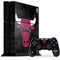 NBA Chicago Bulls Black Distressed PS4 Console and Controller Bundle Skin