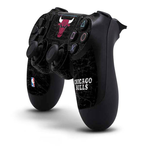 NBA Chicago Bulls Black Distressed PS4 Pro/Slim Controller Skin