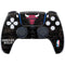 NBA Chicago Bulls Black Distressed PS5 Controller Skin