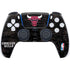 NBA Chicago Bulls Black Distressed PS5 Controller Skin