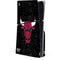 NBA Chicago Bulls Black Distressed PS5 Slim Disk Console Skin