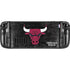 NBA Chicago Bulls Black Distressed Steam Deck Handheld Gaming Computer Skin