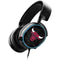 NBA Chicago Bulls Black Distressed SteelSeries Arctis 3 Skin