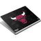 NBA Chicago Bulls Black Distressed Surface Book Skin