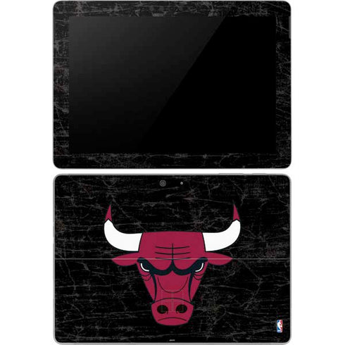 NBA Chicago Bulls Black Distressed Surface Go Skin