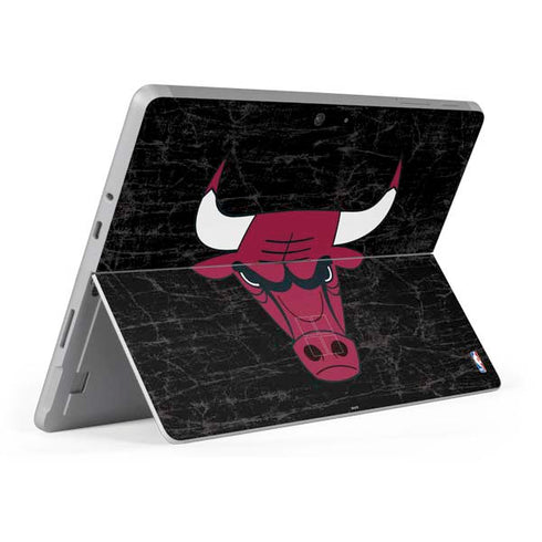 NBA Chicago Bulls Black Distressed Surface Go Skin