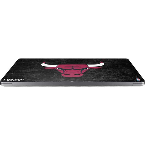 NBA Chicago Bulls Black Distressed Universal Laptop 14in (11.4 x 8.2in) Skin