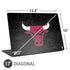 NBA Chicago Bulls Black Distressed Universal Laptop 17in (13.8 x 10in) Skin