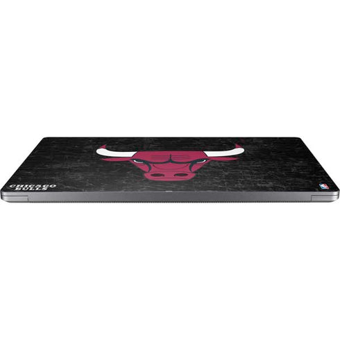 NBA Chicago Bulls Black Distressed Universal Laptop 17in (13.8 x 10in) Skin