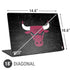 NBA Chicago Bulls Black Distressed Universal Laptop 18in (14.6 x 10.6in) Skin