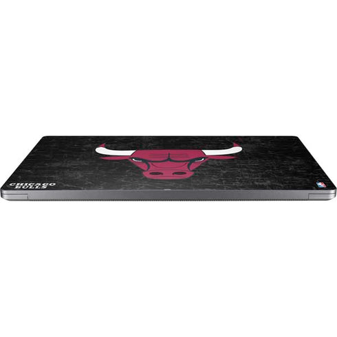 NBA Chicago Bulls Black Distressed Universal Laptop 18in (14.6 x 10.6in) Skin