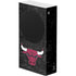 NBA Chicago Bulls Black Distressed Xbox Series S Console Skin