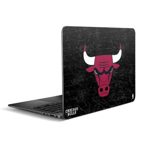 NBA Chicago Bulls Black Distressed Zenbook UX305FA 13.3in Skin