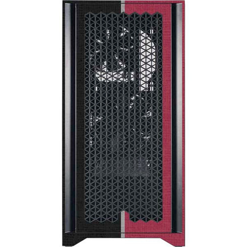 NBA Chicago Bulls Canvas Corsair 4000D Tempered Glass Mid-Tower ATX Case Skin