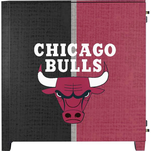 NBA Chicago Bulls Canvas Corsair 4000D Tempered Glass Mid-Tower ATX Case Skin