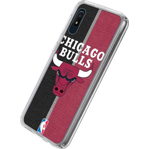 NBA Chicago Bulls Canvas Galaxy A10e Clear Case