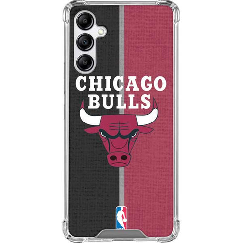 NBA Chicago Bulls Canvas Galaxy A14 5G Clear Case