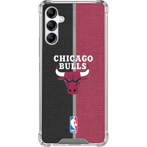 NBA Chicago Bulls Canvas Galaxy A15 5G Clear Case