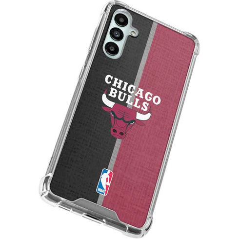 NBA Chicago Bulls Canvas Galaxy A15 5G Clear Case