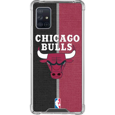 NBA Chicago Bulls Canvas Galaxy A51 5G Clear Case